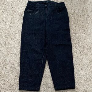 JNBY High Waisted Crop Pants. Size L.